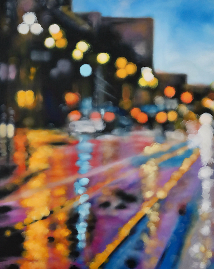 Eine Ahnung, 100x80cm, oil on canvas, 2023