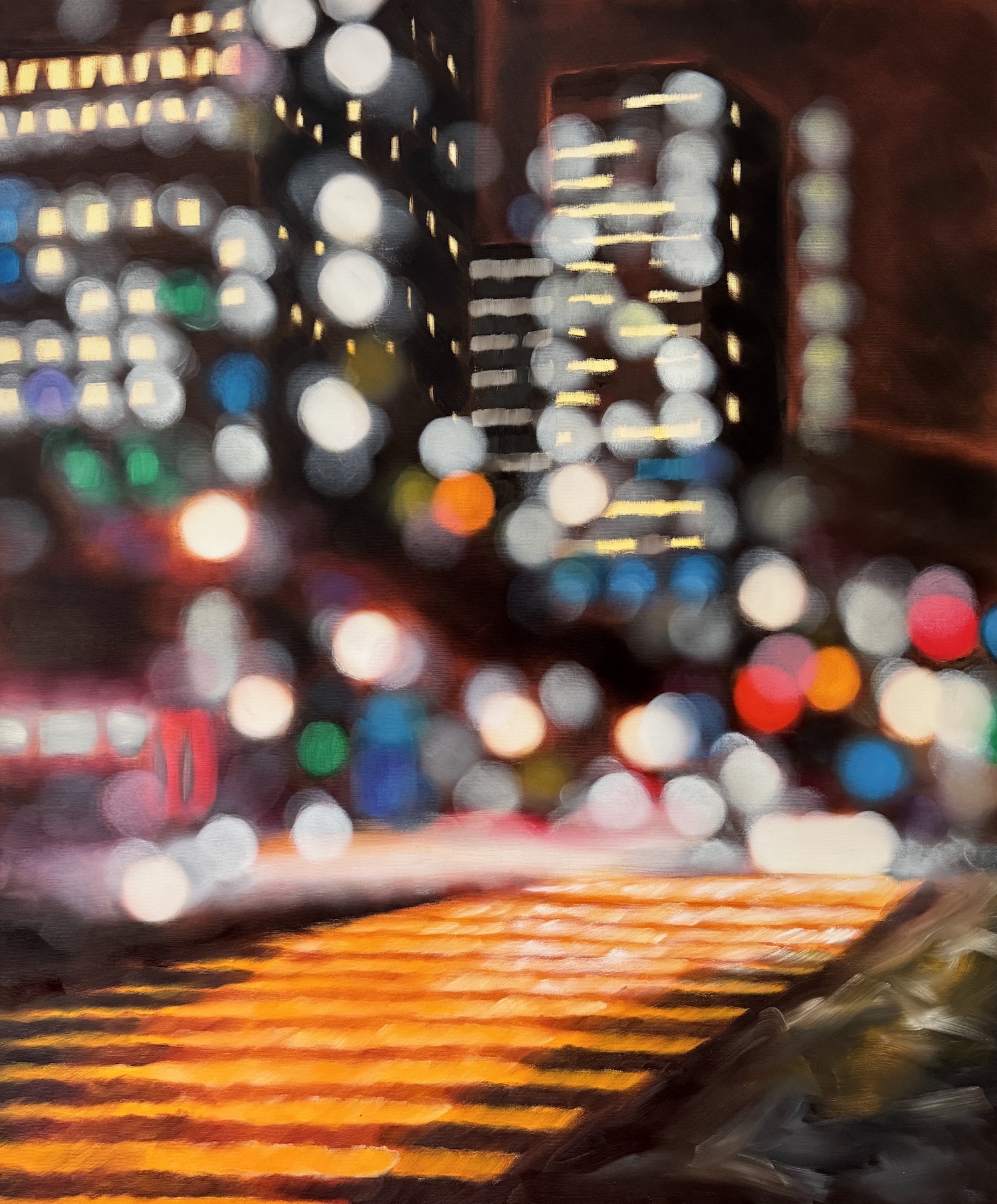 Begegnung, 120x100 cm, Oil on Canvas, 2025