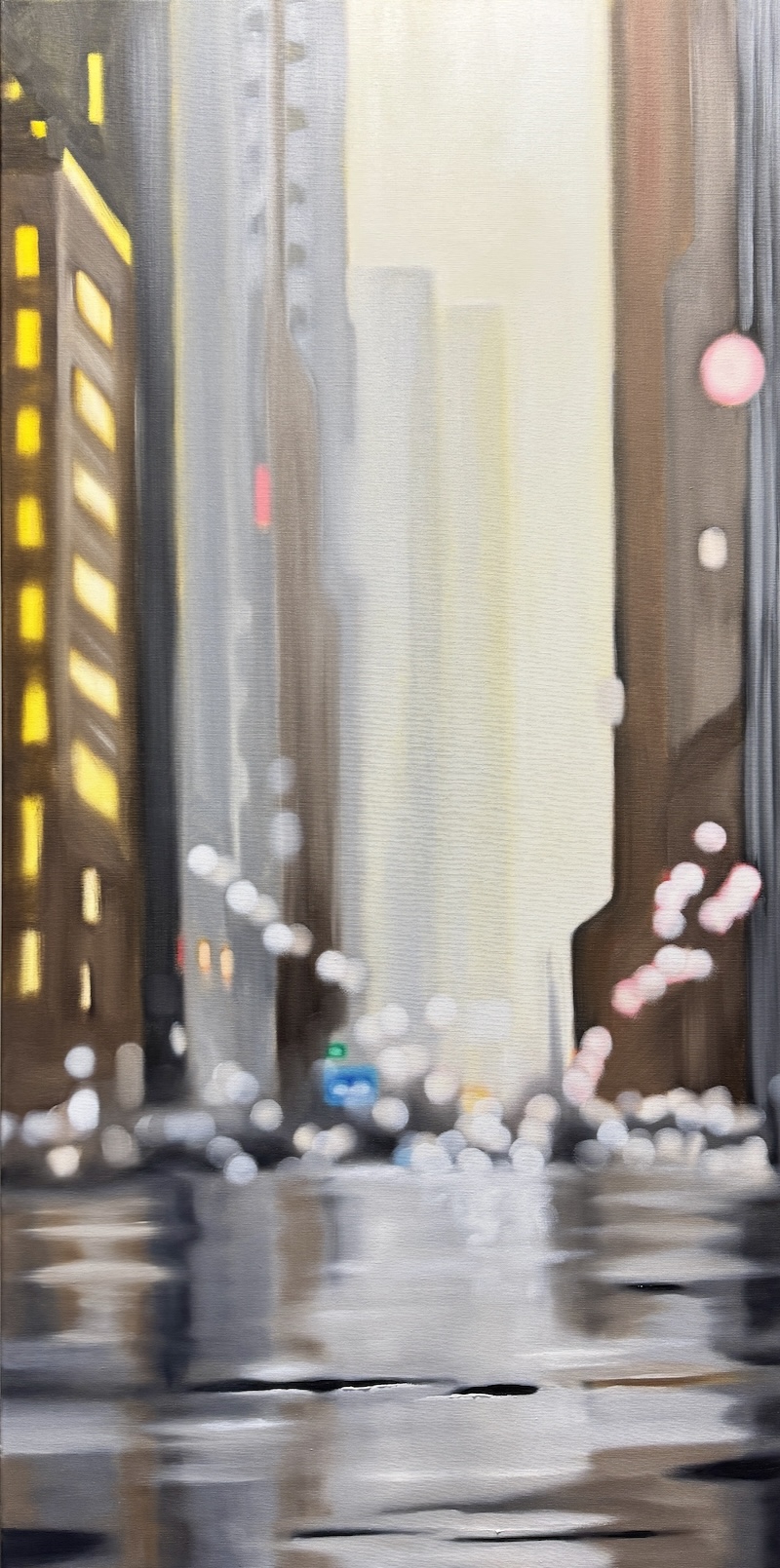 High Life, 140 x 70 cm, 2025, oil on canvas