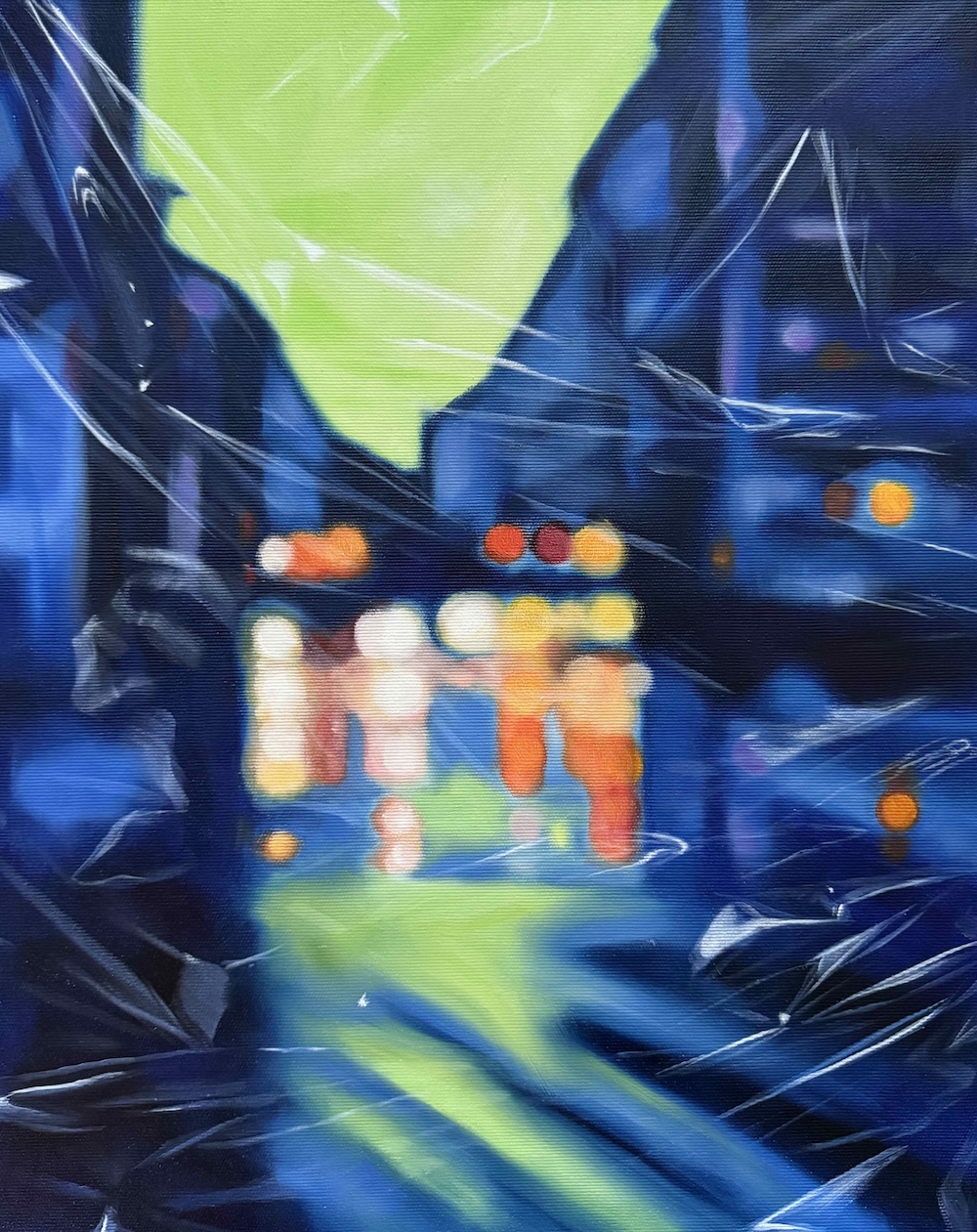 Street, 40x50, oil on canvas, 2025