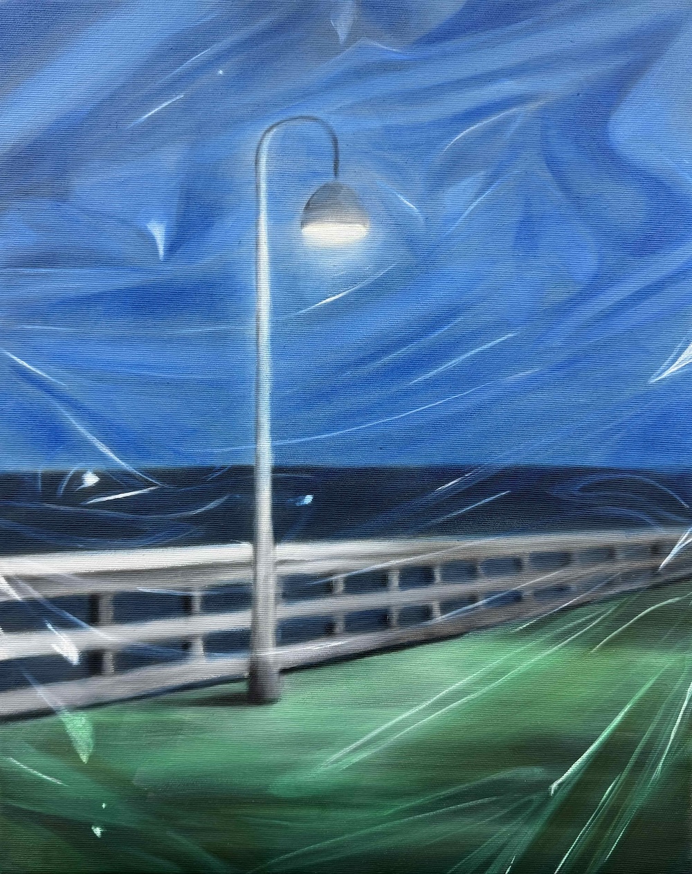 Bridge, 50x40cm, oil on canvas, 2026